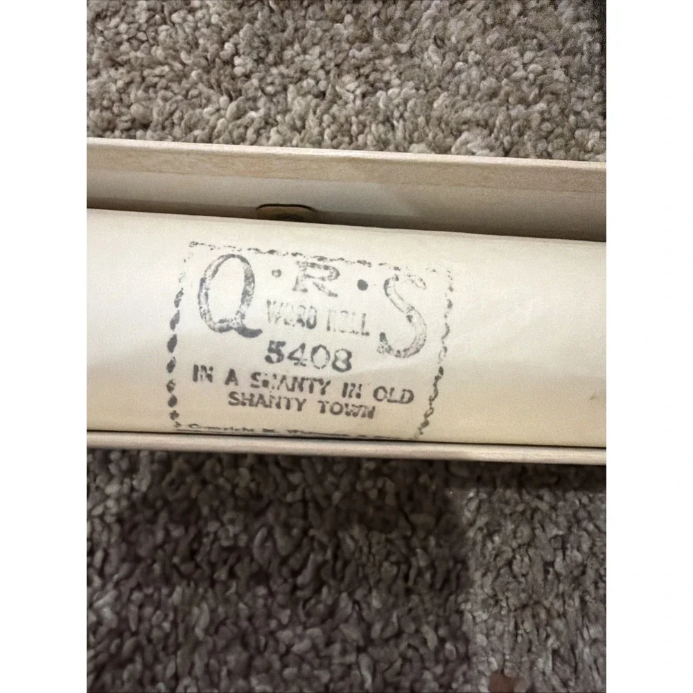 Vintage‎ QRS Player Piano Word Rolls. Lot Of 4. See Pics